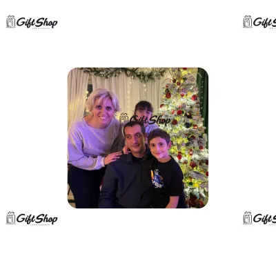 Suport coster, din lemn, set 6 bucati, personalizat